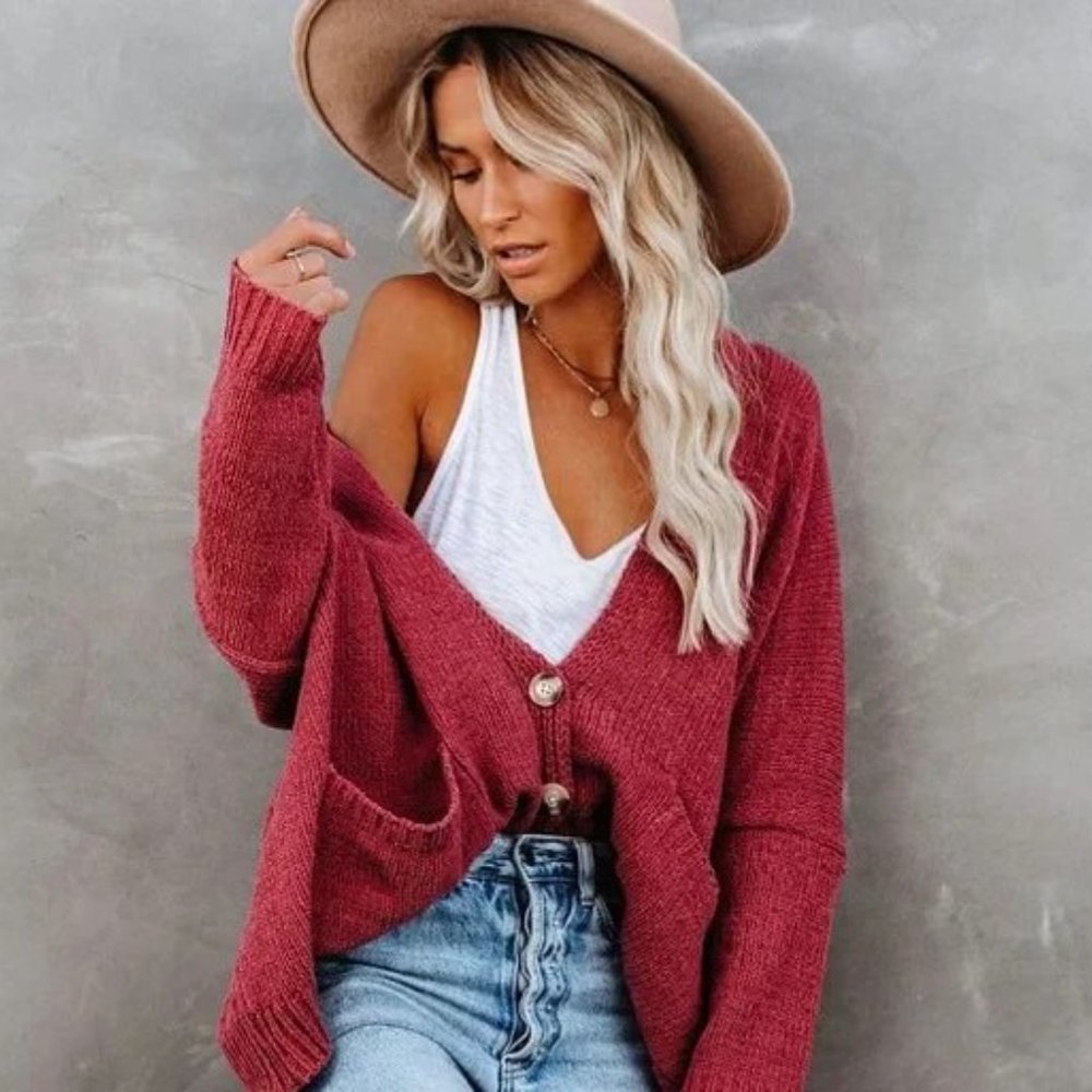 Vici Sweater Cardigan Oversized  XS/S - Picture 2 of 5